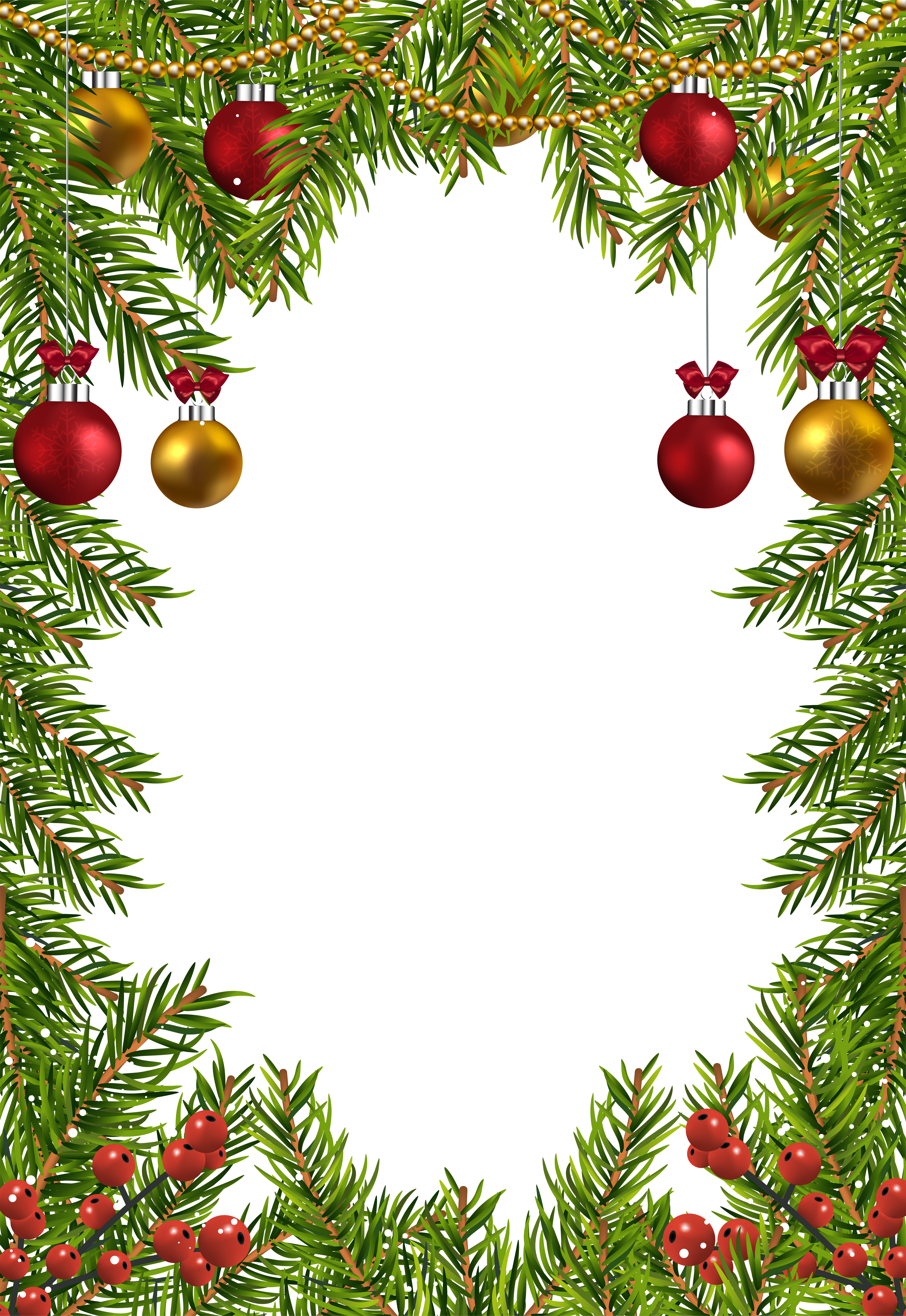 christmas transparent border frame​ | gallery yopriceville - high